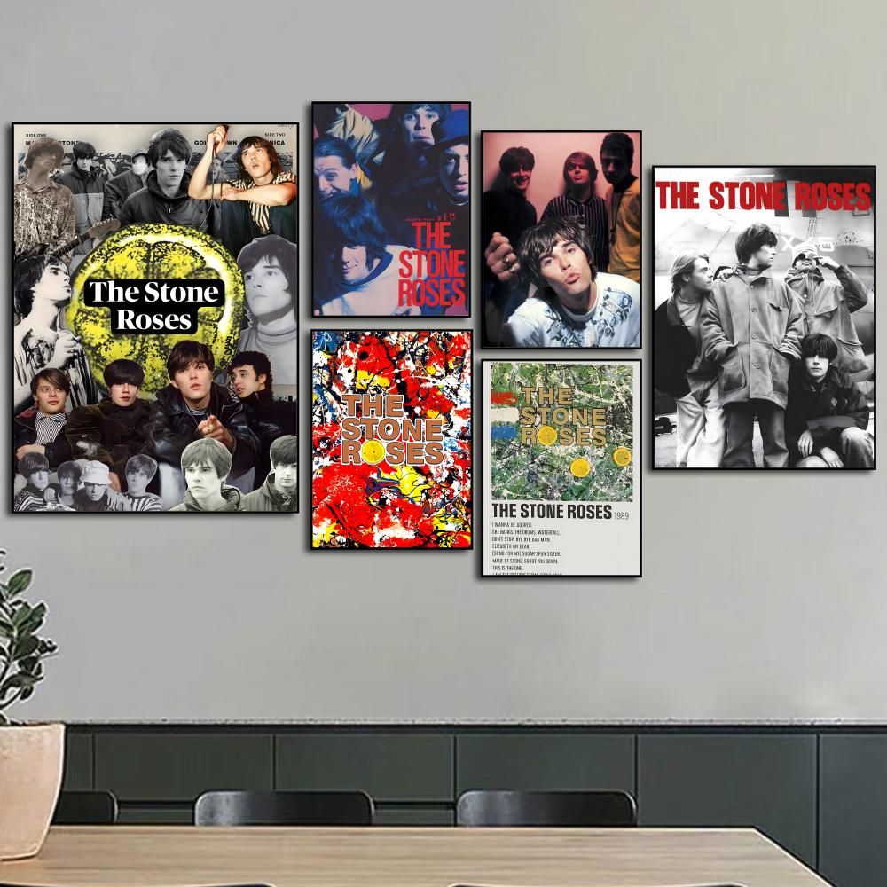 Musical Instrument Painting - Music T-The S-Stone R-Roses Poster Wall