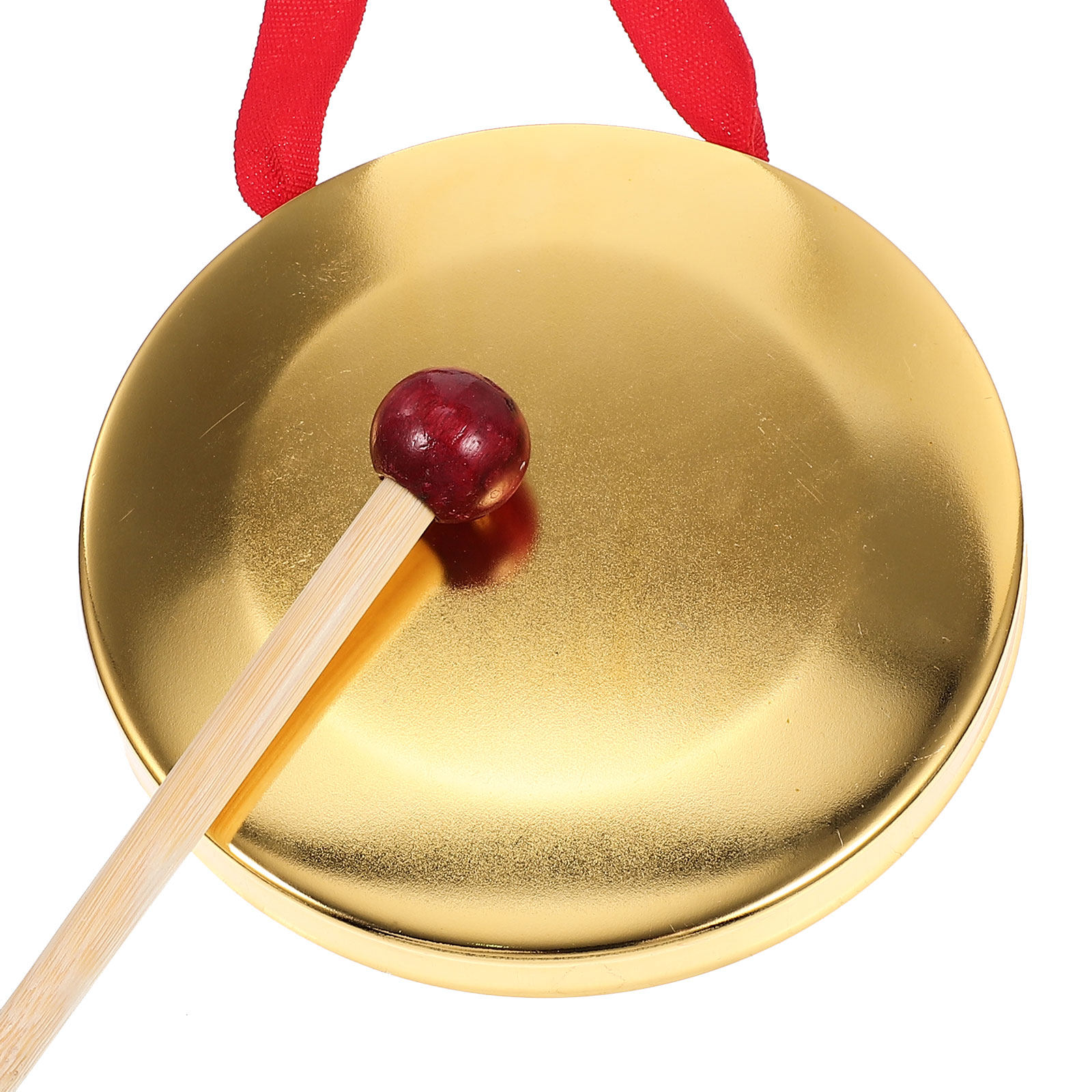 Musical Instrument Gong - 1Set Hand Held Gong with Mallet