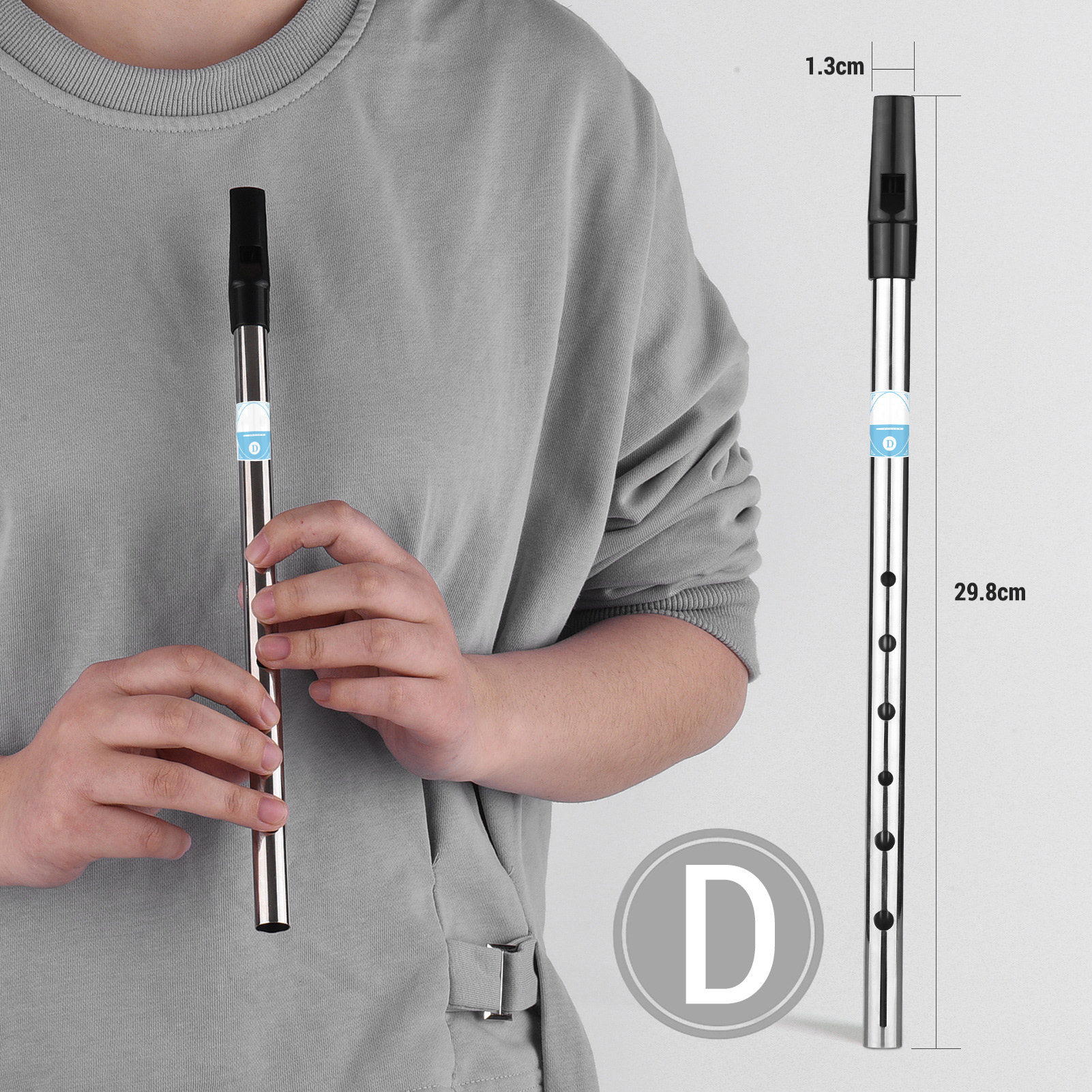 Irish Whistle Flute Key of D 6 - Musical Instrument Irish のレビューと価格