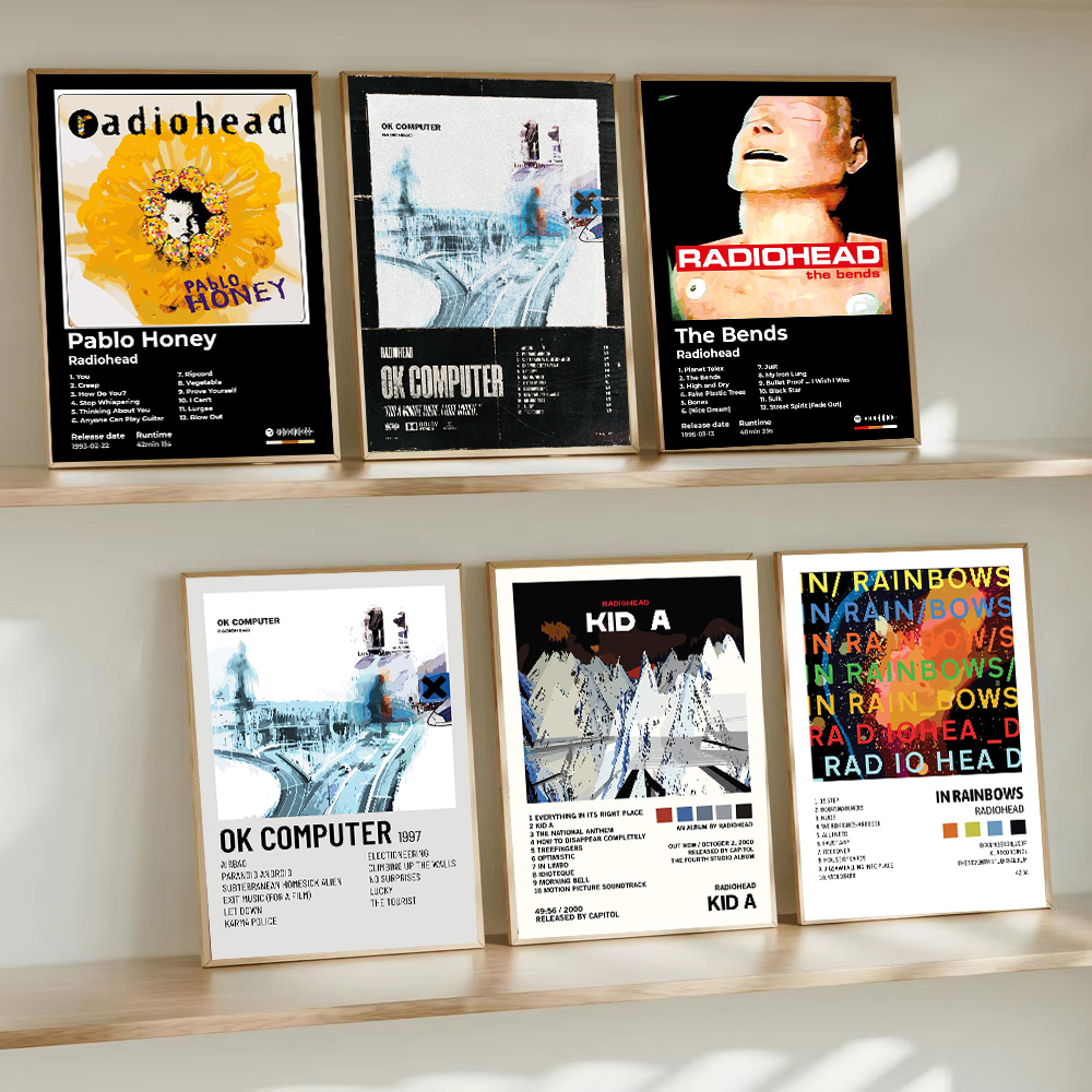 Singer Band R-Radiohead Poster - Musical Instrument Painting のレビューと価格