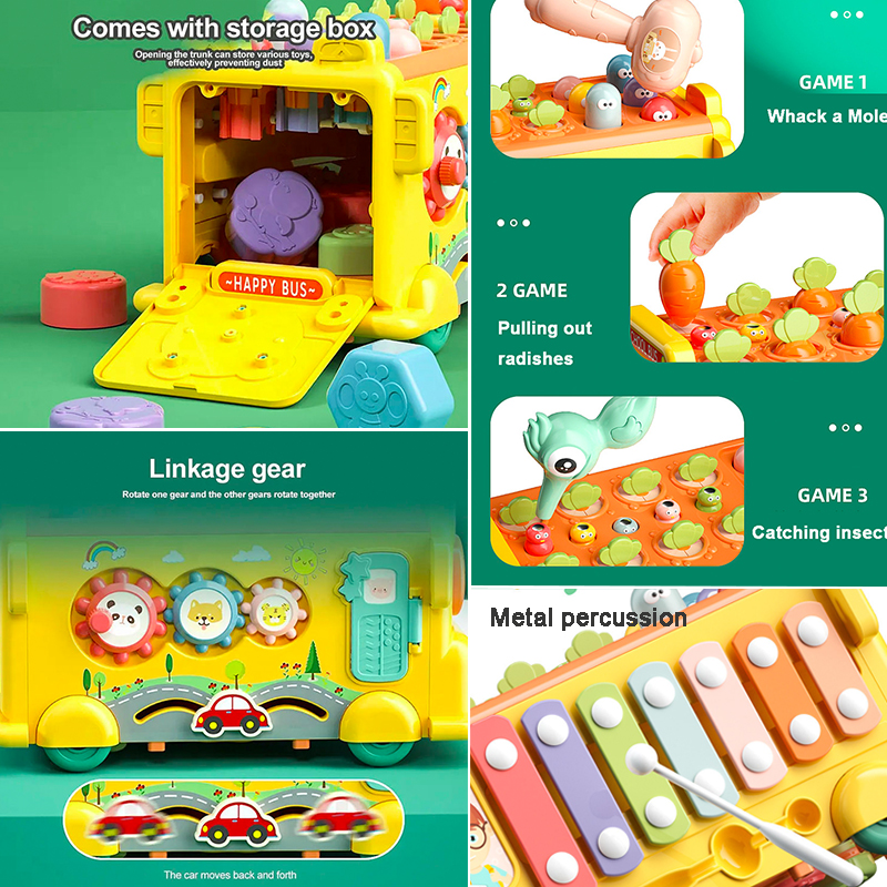 10 in 1Multifunction Xylophone - Musical Instrument Gif のレビューと価格