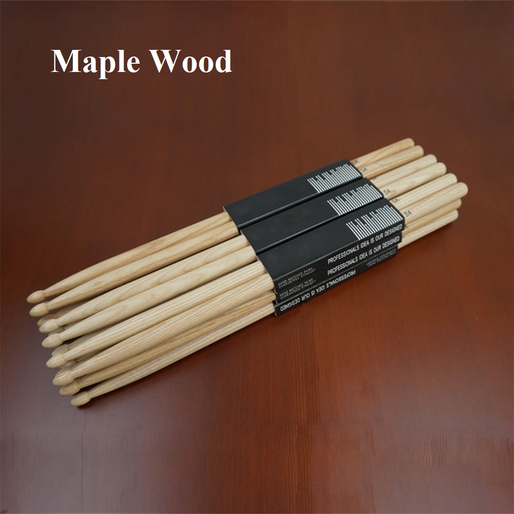 1 Pair 5A/7A Maple Wood Drumst - Musical Instrument Gong のレビューと価格