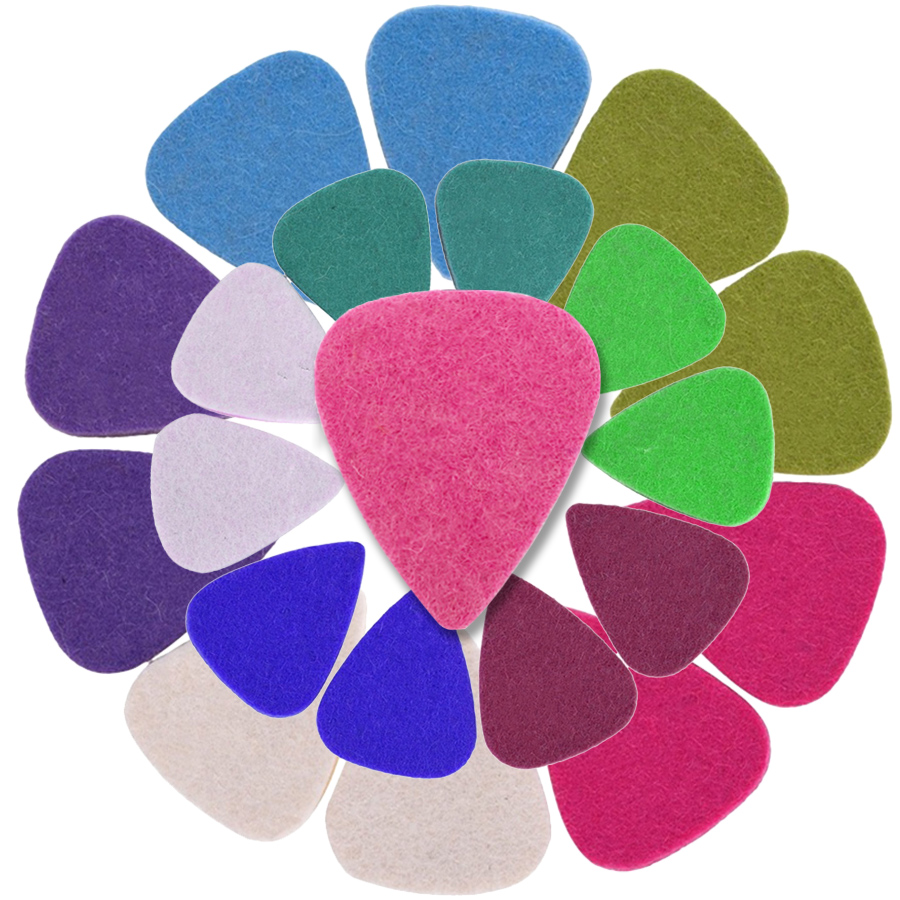 12pcs Color Felt Picks 3.5mm T - Musical Instrument Gif のレビューと価格