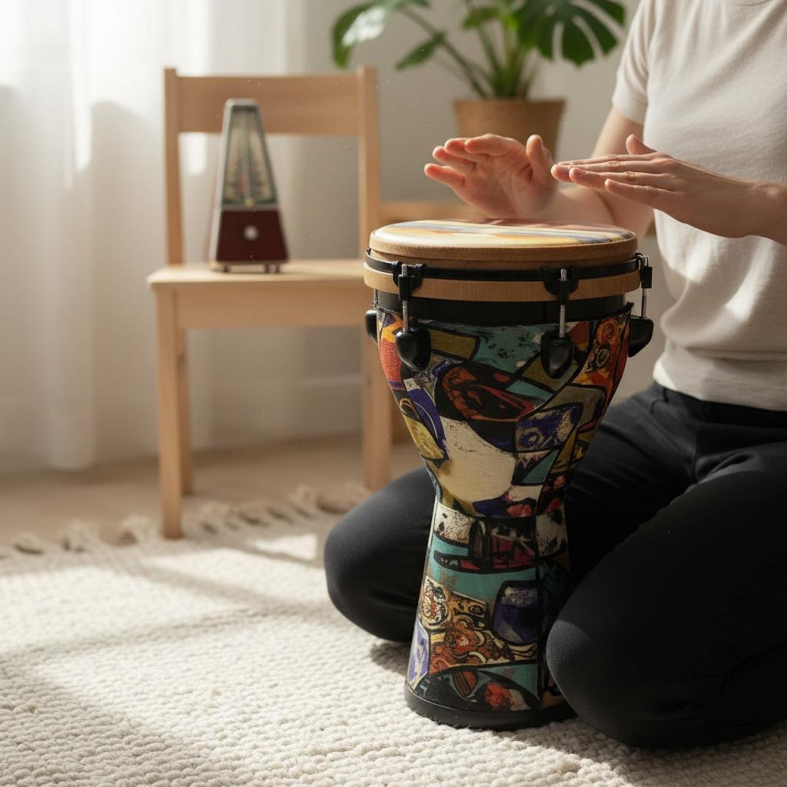 12 Inch Djembe Portable Africa - Djembe Hand Drum のレビューと価格