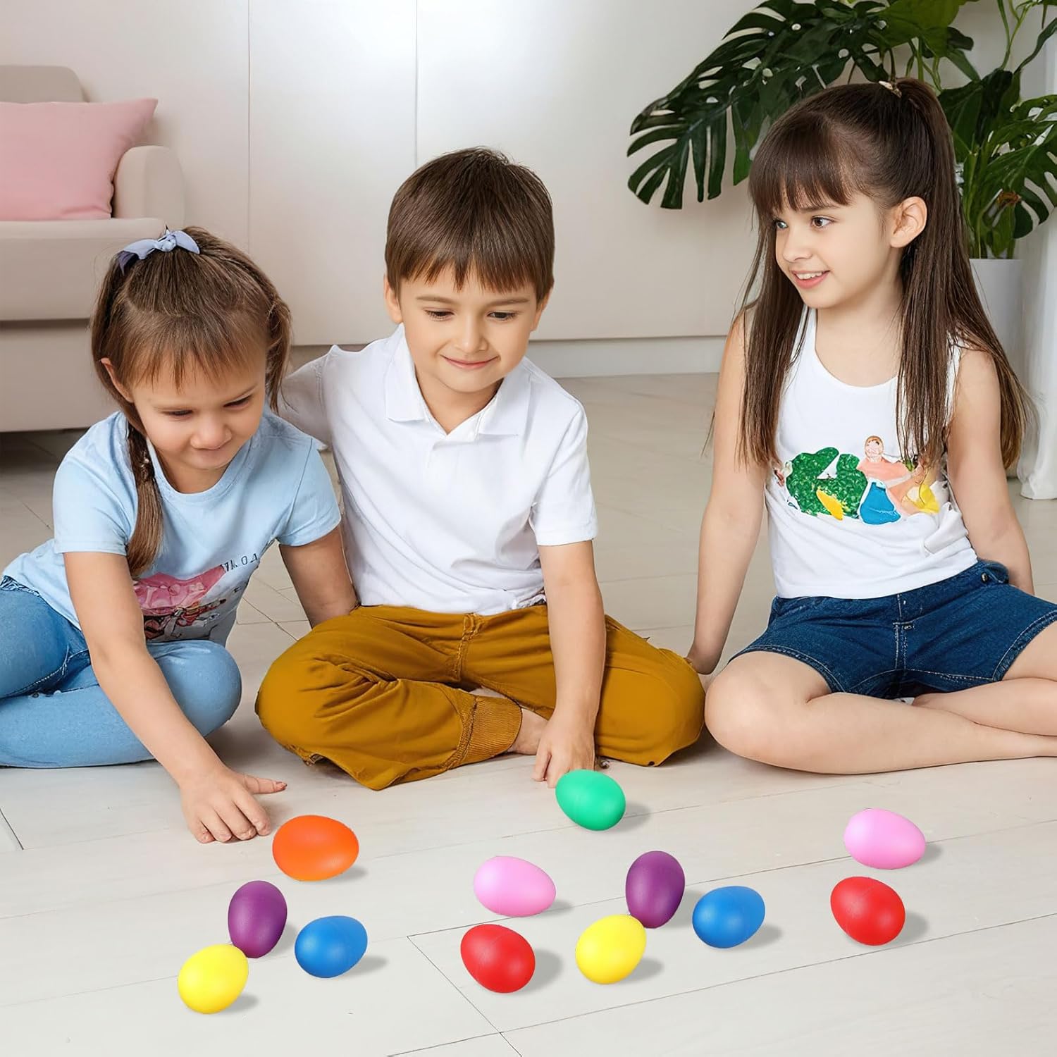 2Pcs Plastic Egg Shakers Percu - Musical Instrument Gif のレビューと価格