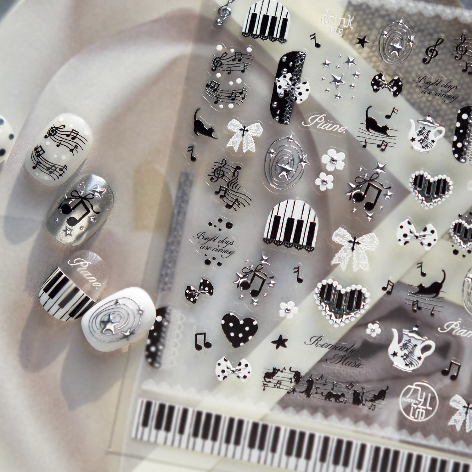 1sheet Cute Elegant Polka Dots - Musical Instrument Painting のレビューと価格
