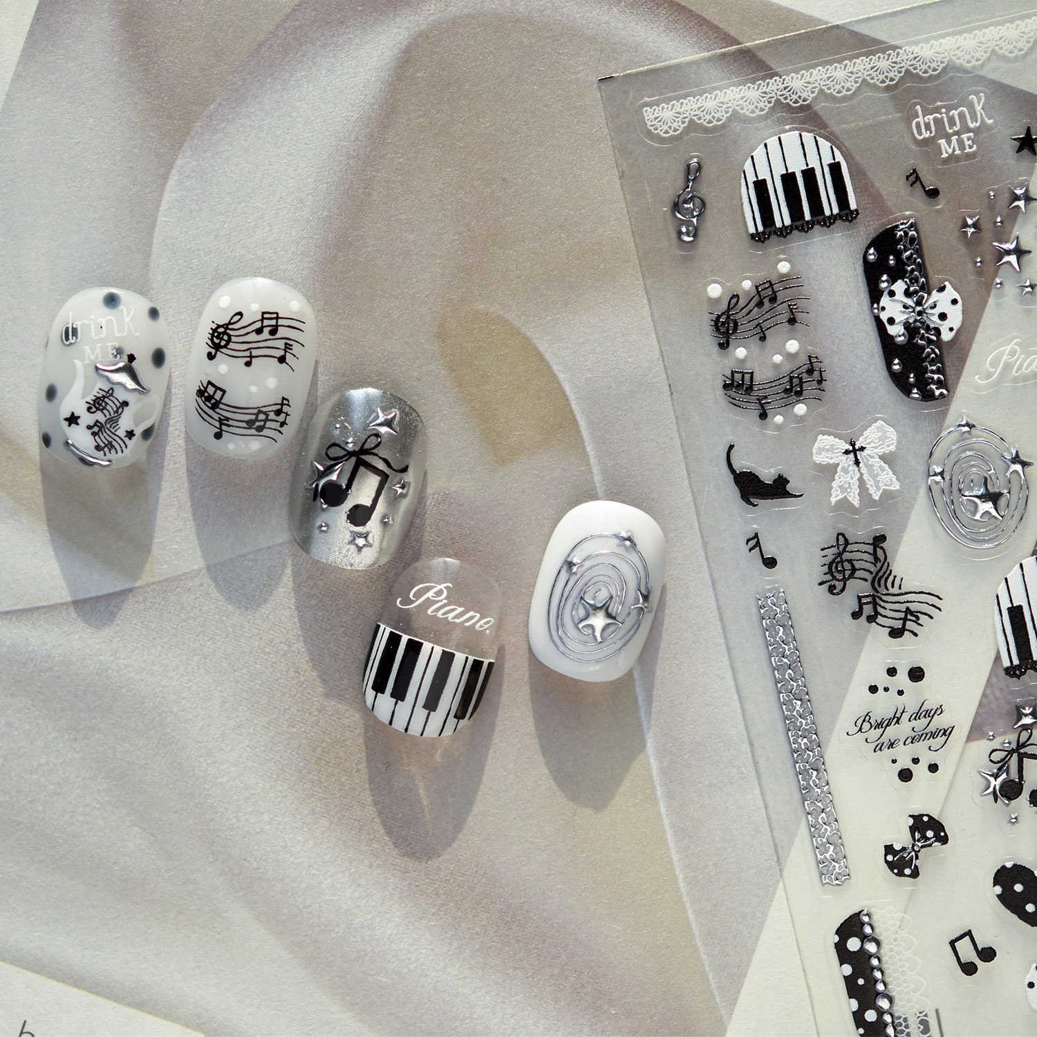 1sheet Cute Elegant Polka Dots - Musical Instrument Painting のレビューと価格