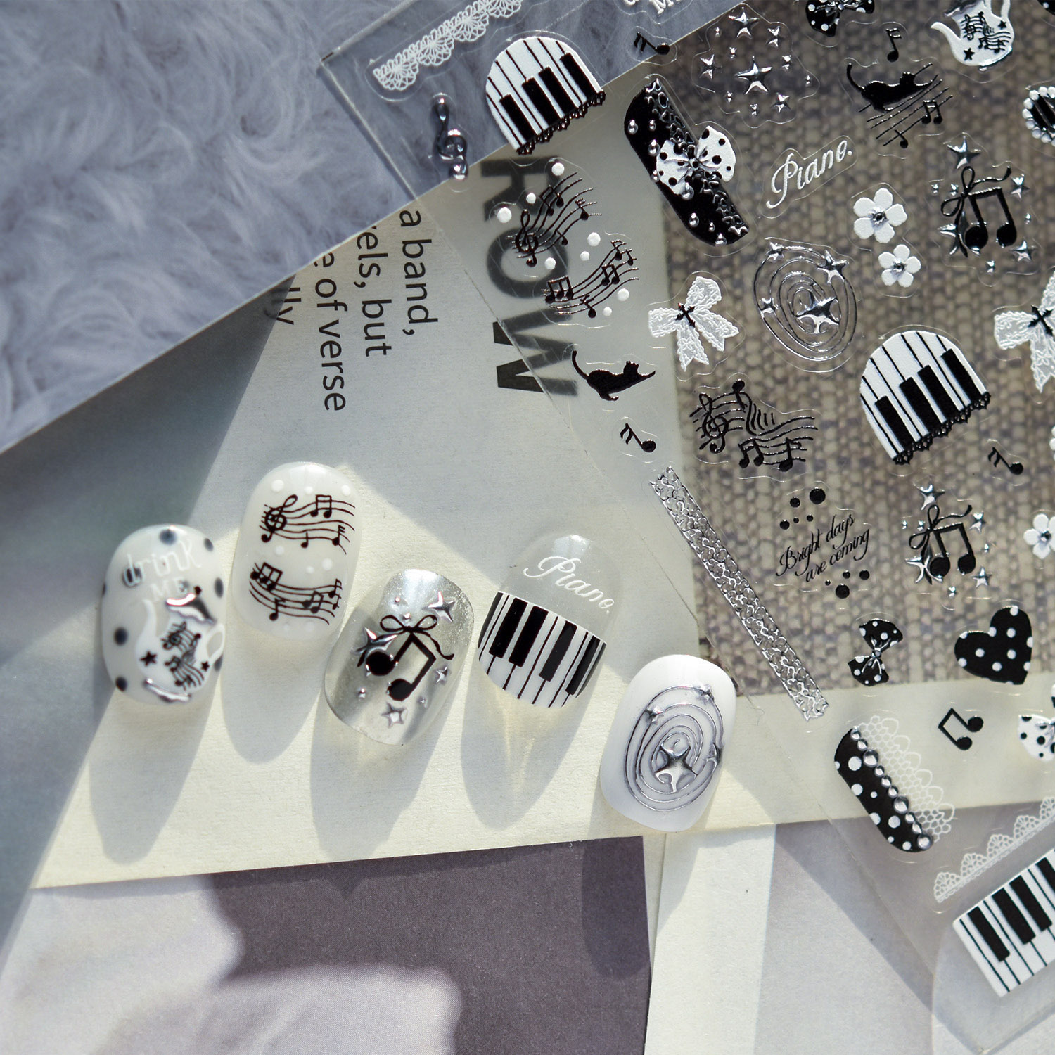 1sheet Cute Elegant Polka Dots - Musical Instrument Painting のレビューと価格