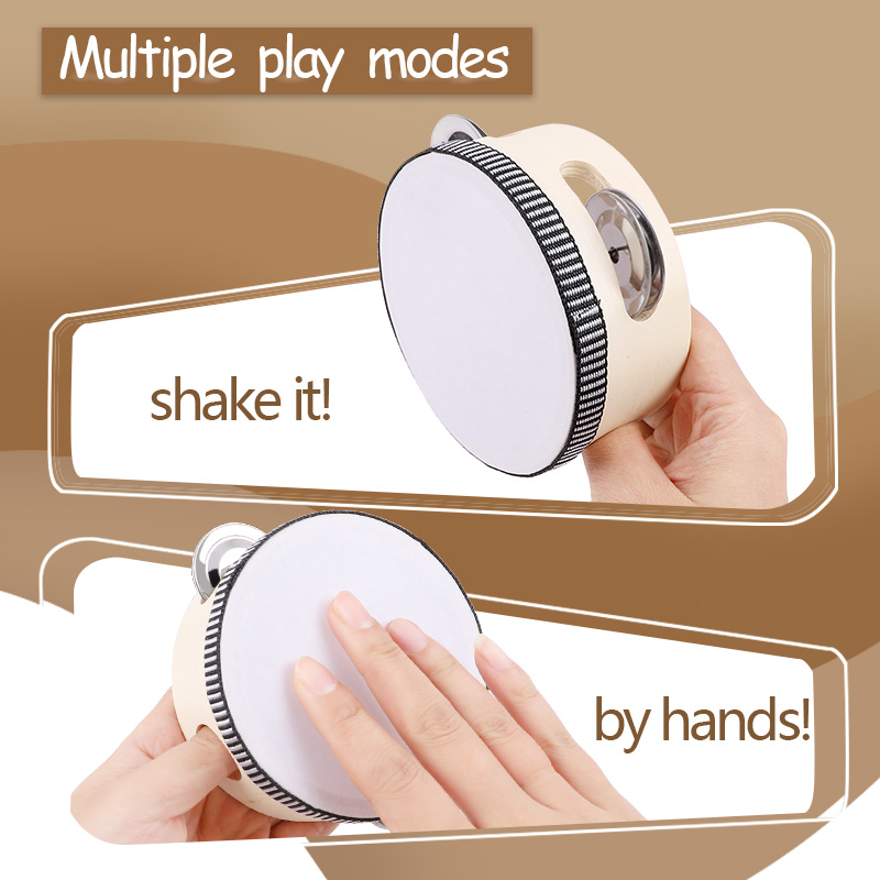 6-24Pcs 10cm Tambourine Drums  - Djembe Hand Drum のレビューと価格