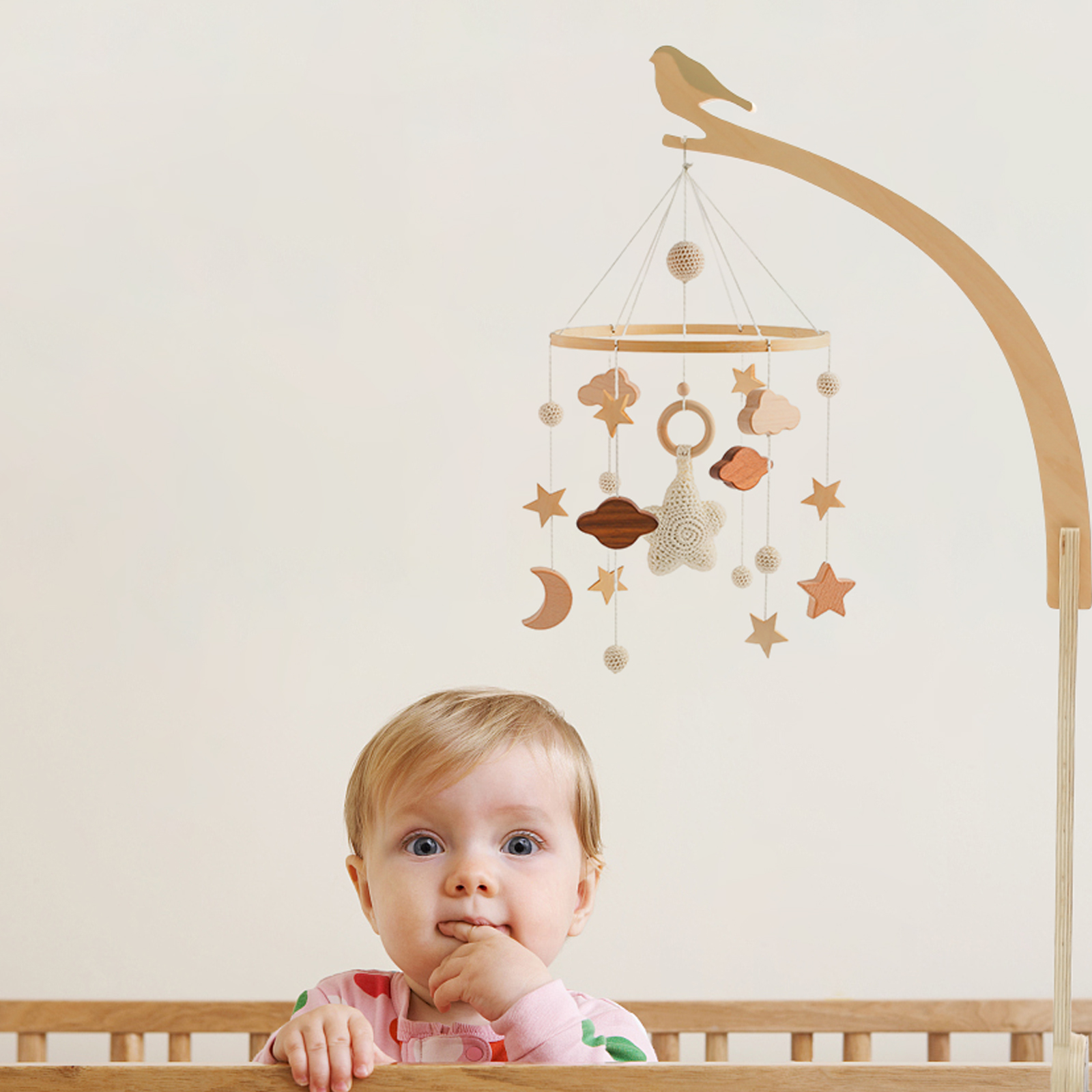 Baby Wooden Little Birdie Bed  - Musical Instrument Painting のレビューと価格