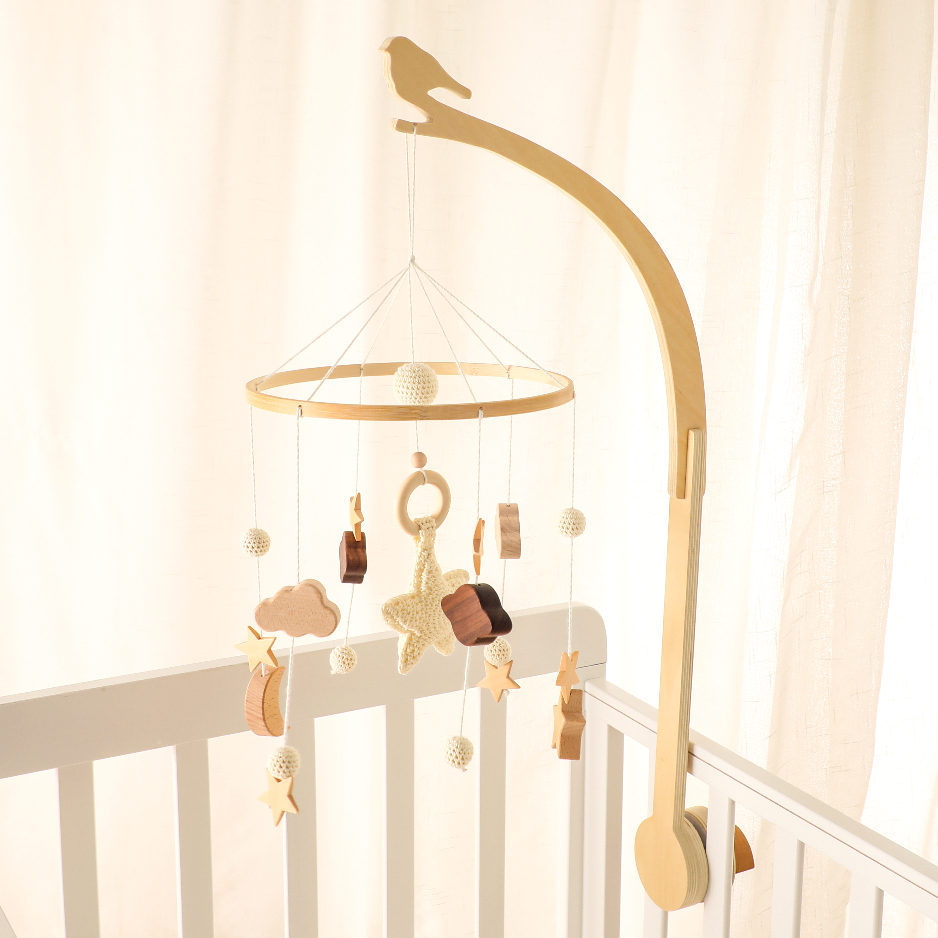 Baby Wooden Little Birdie Bed  - Musical Instrument Painting のレビューと価格
