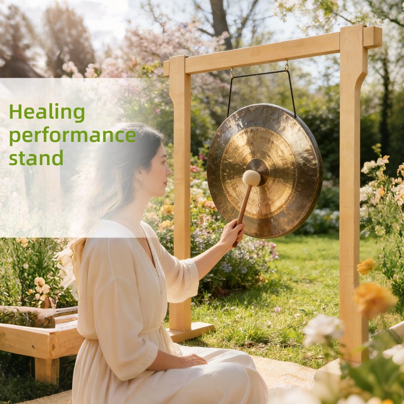 Solid Wood Bolded Gong Stand P - Musical Instrument Gong のレビューと価格