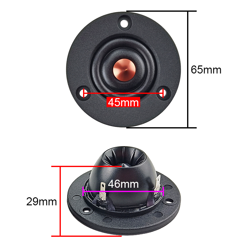GHXAMP 2 Inch 65mm Dome Tweete - Musical Instrument Gong のレビューと価格