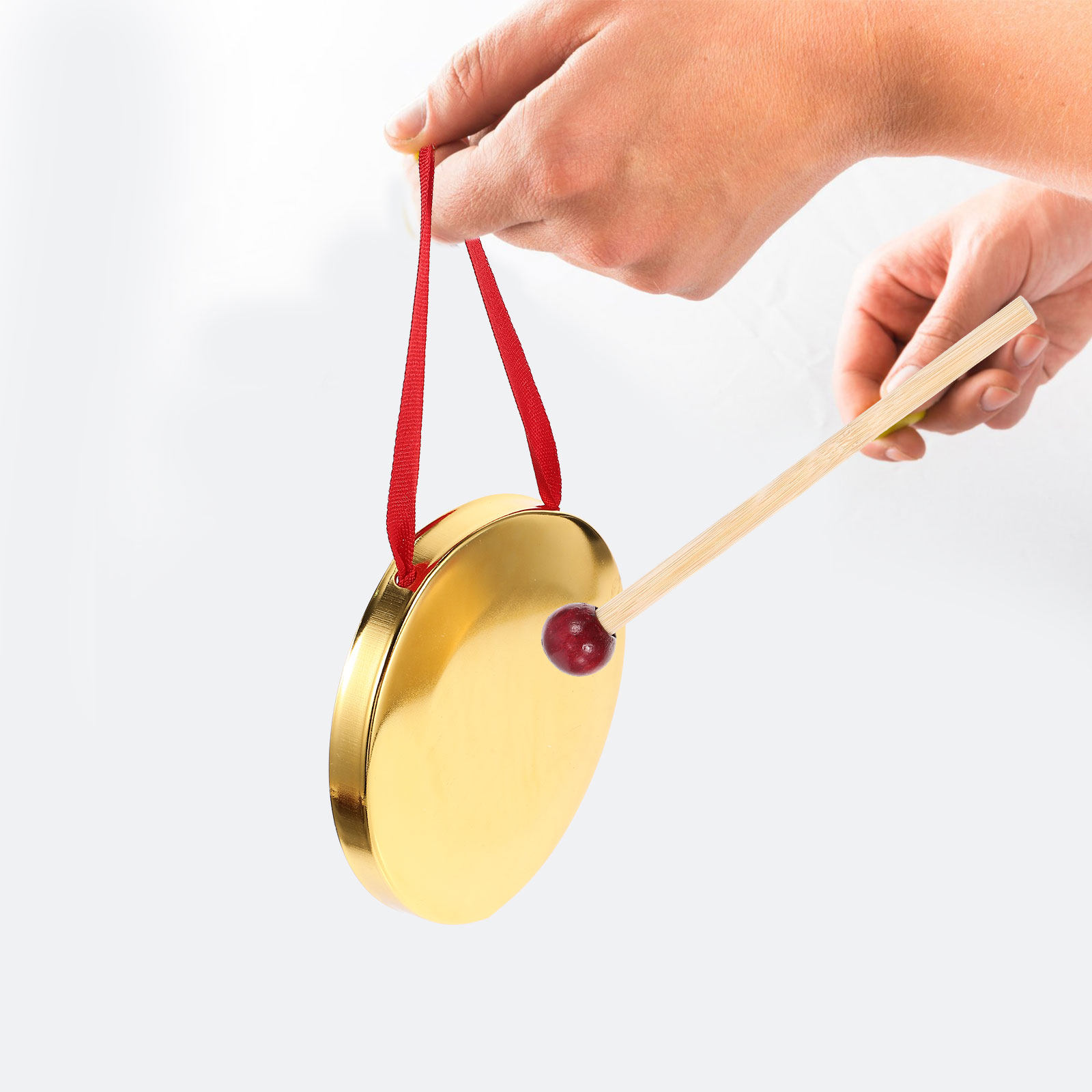 1Set Hand Held Gong Small Meta - Musical Instrument Gong のレビューと価格