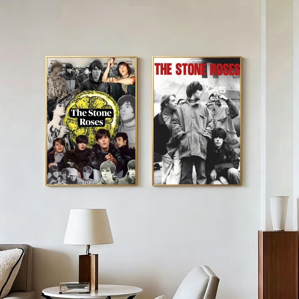 Music T-The S-Stone R-Roses Po - Musical Instrument Painting のレビューと価格