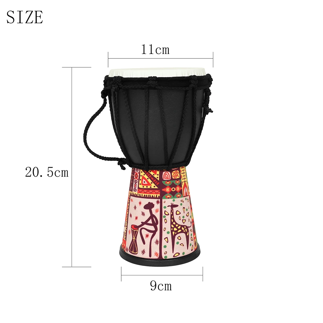 4 Inch African Drum ABS Drum C - Djembe Hand Drum のレビューと価格