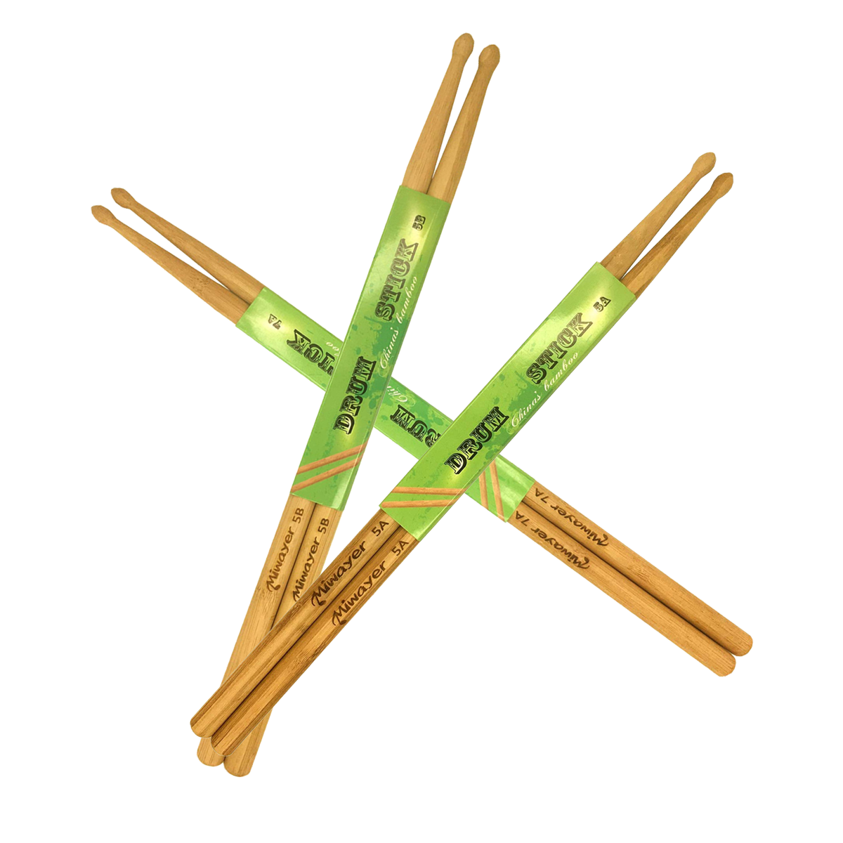 Miwayer 6 Inch Bamboo Drum Sti - Musical Instrument Gong のレビューと価格