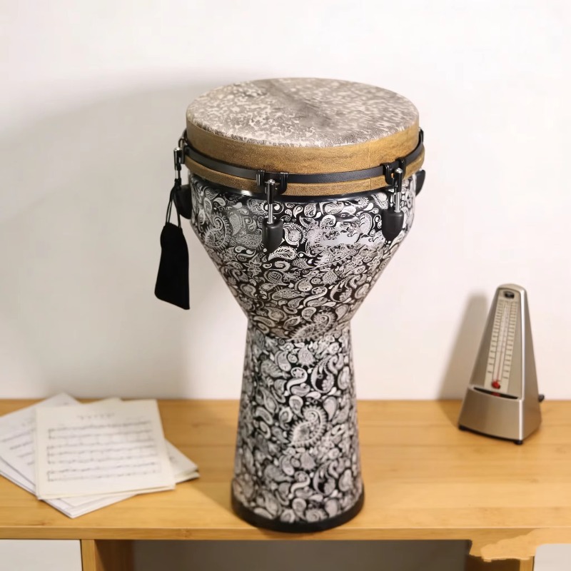 12inch Eco Friendly Wooden Dje - Djembe Hand Drum のレビューと価格